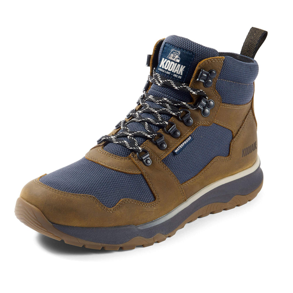 Kodiak Men's Skogan Mid Cut Waterproof Hiking Boots GoldBlue
