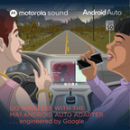 Motorola Sound MA1 Wireless Car Adapter (Certified Refurbished)