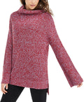American Rag Juniors' Women's Flare-Sleeved High-Low Sweater Red Size X-Small