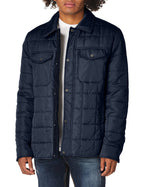 Andrew Marc Men's Quilted Jacket, SQUARE QUILT INK, Small