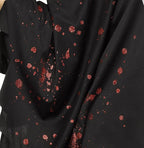 Glittering Ghost Face Adult Poncho