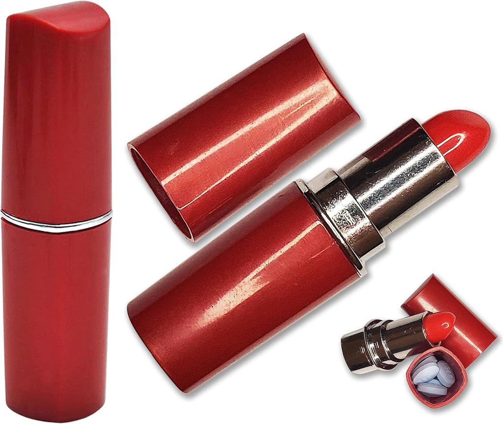 Fake Lipstick Diversion Safe (2 pack) - Hidden Compartment to Store your Valuable Items