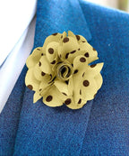 Polka Dot Flower Lapel Pin