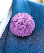 Vittorio Vico Unisex Carnation Flower Lapel Pin