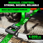 Heavy-Duty Ratchet Tie-Down Straps