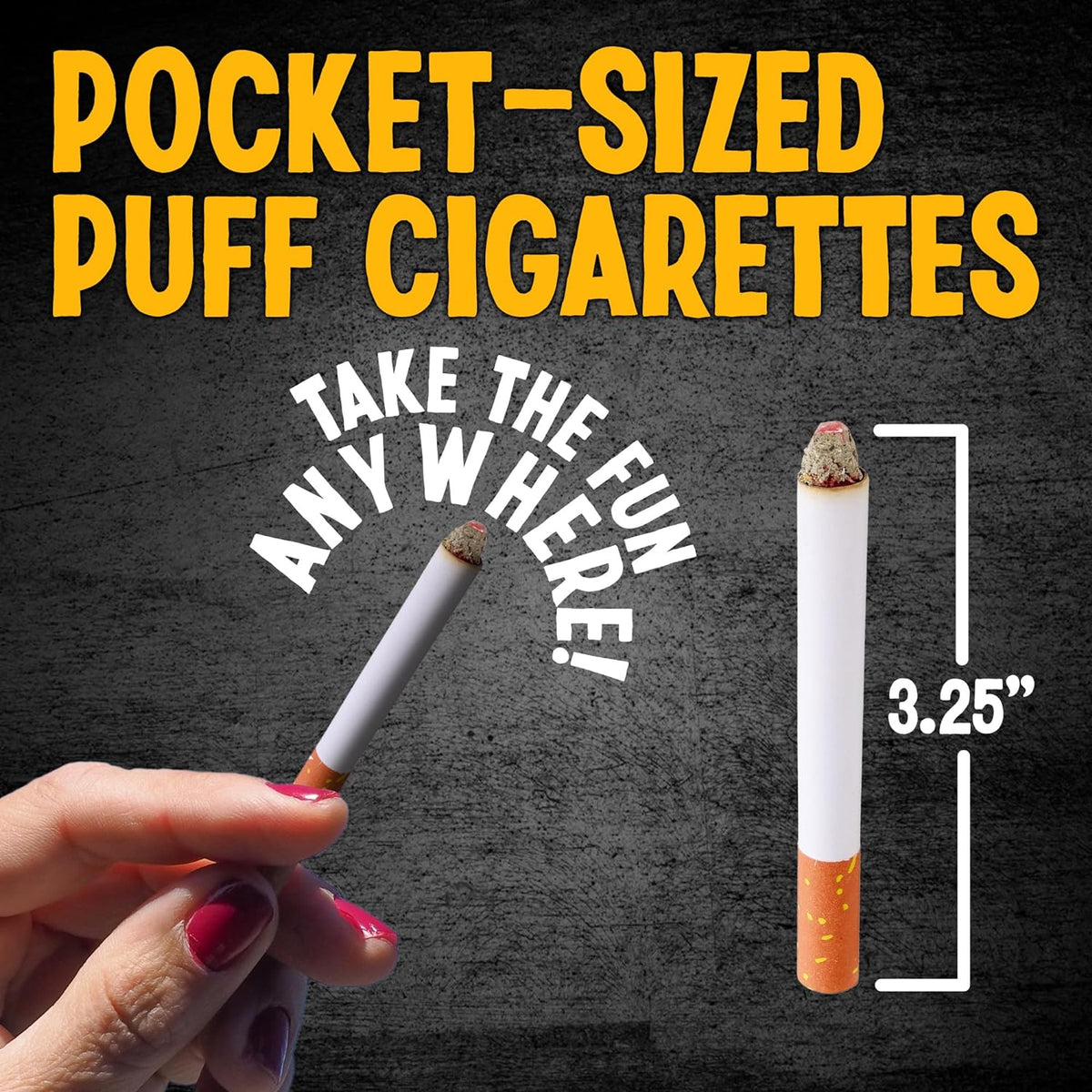 144 TOTAL Puff Cigarettes (72 Two-Packs) 🎭🚬
