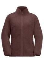 Jack Wolfskin Women's High Curl Fleece Jacket - Boysenberry