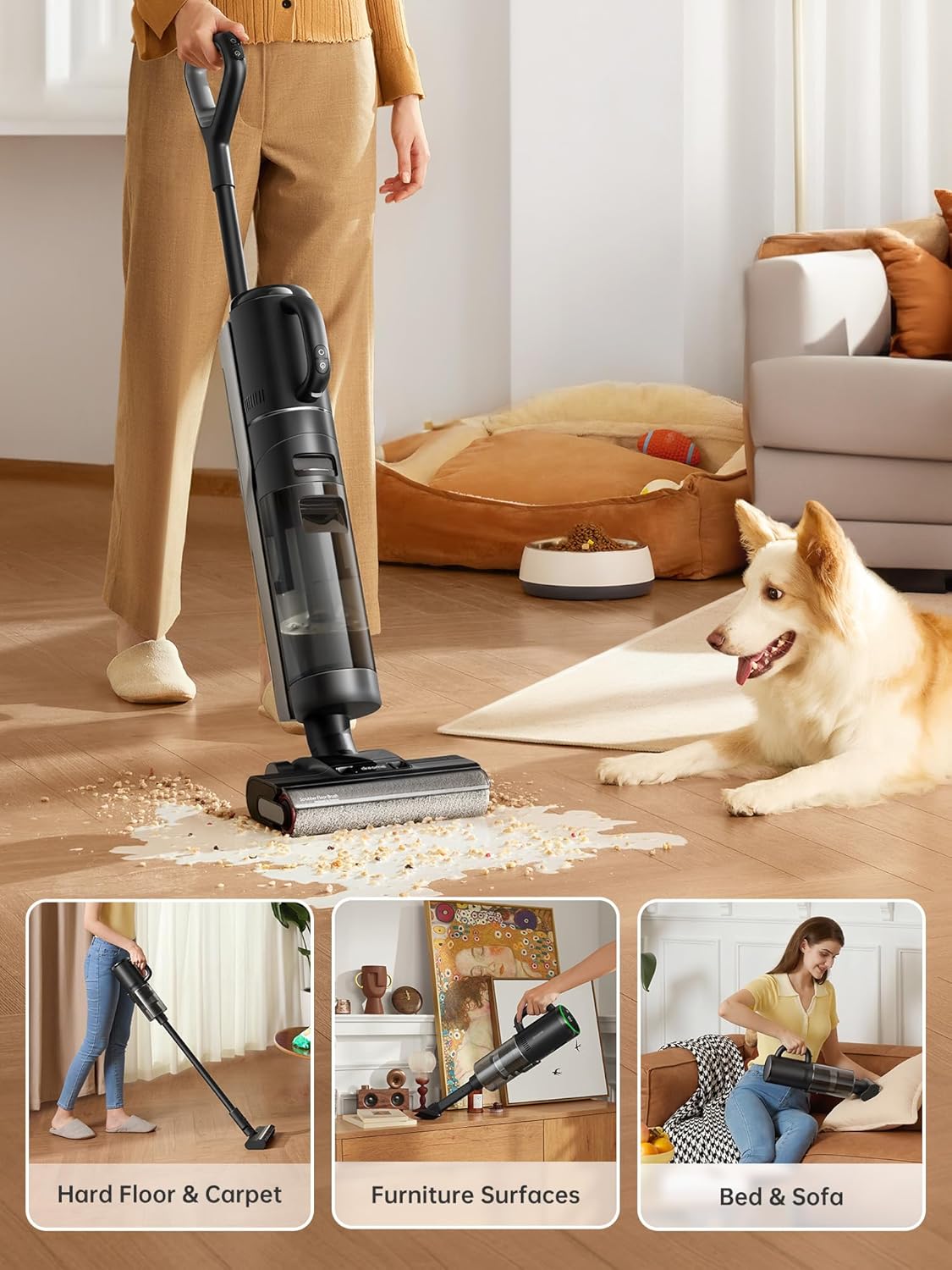 Dreame H12 Dual 4-in-1 Cordless Wet Dry Vacuum & Mop