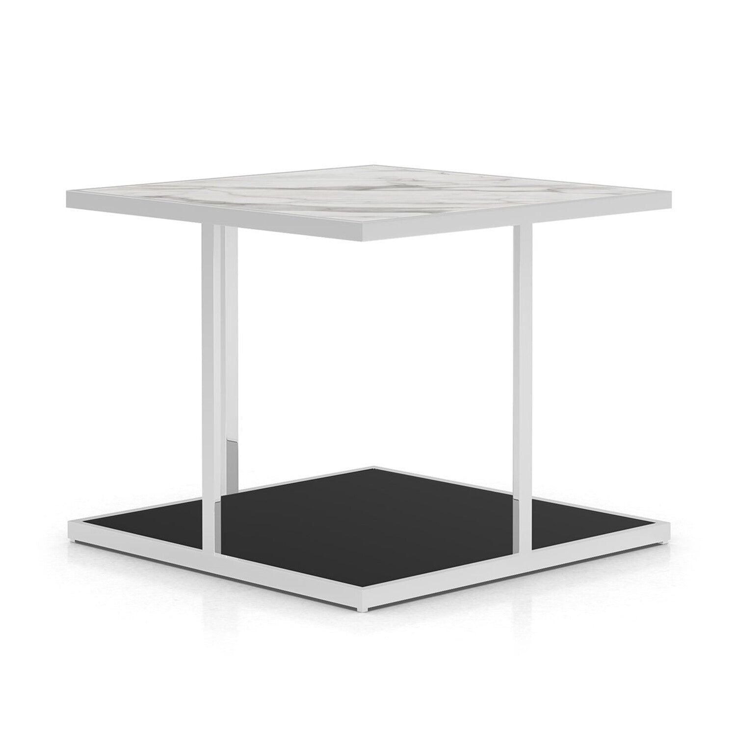 Ann Side Table // White Marble