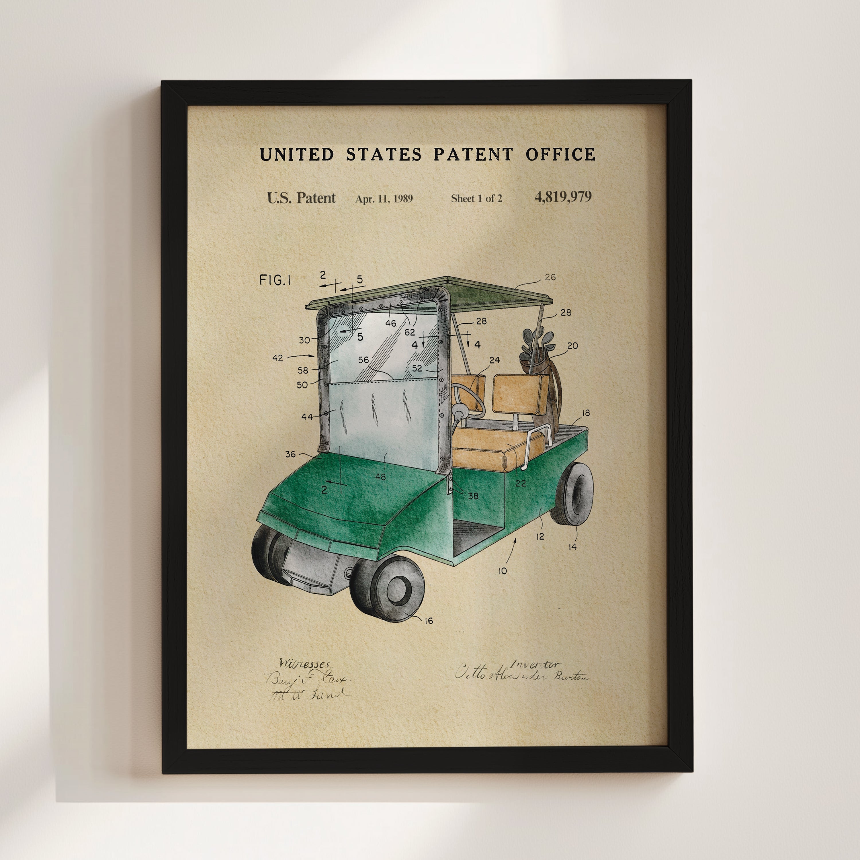 Green Golf Cart (1989)