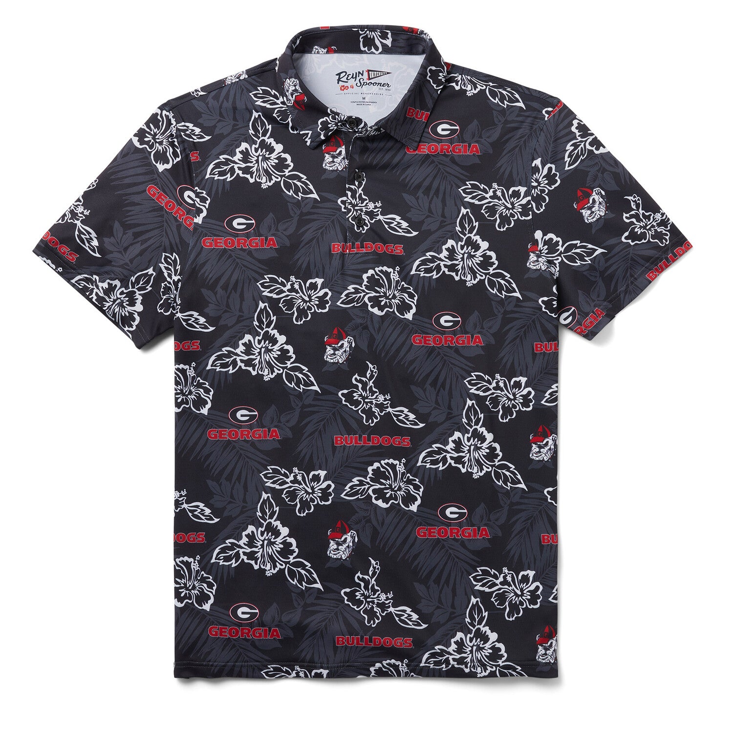 University Of Georgia Pua Polo // Black