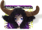 Bull Horns Headpiece Unisex Playful Animal Bull Costume Accessory