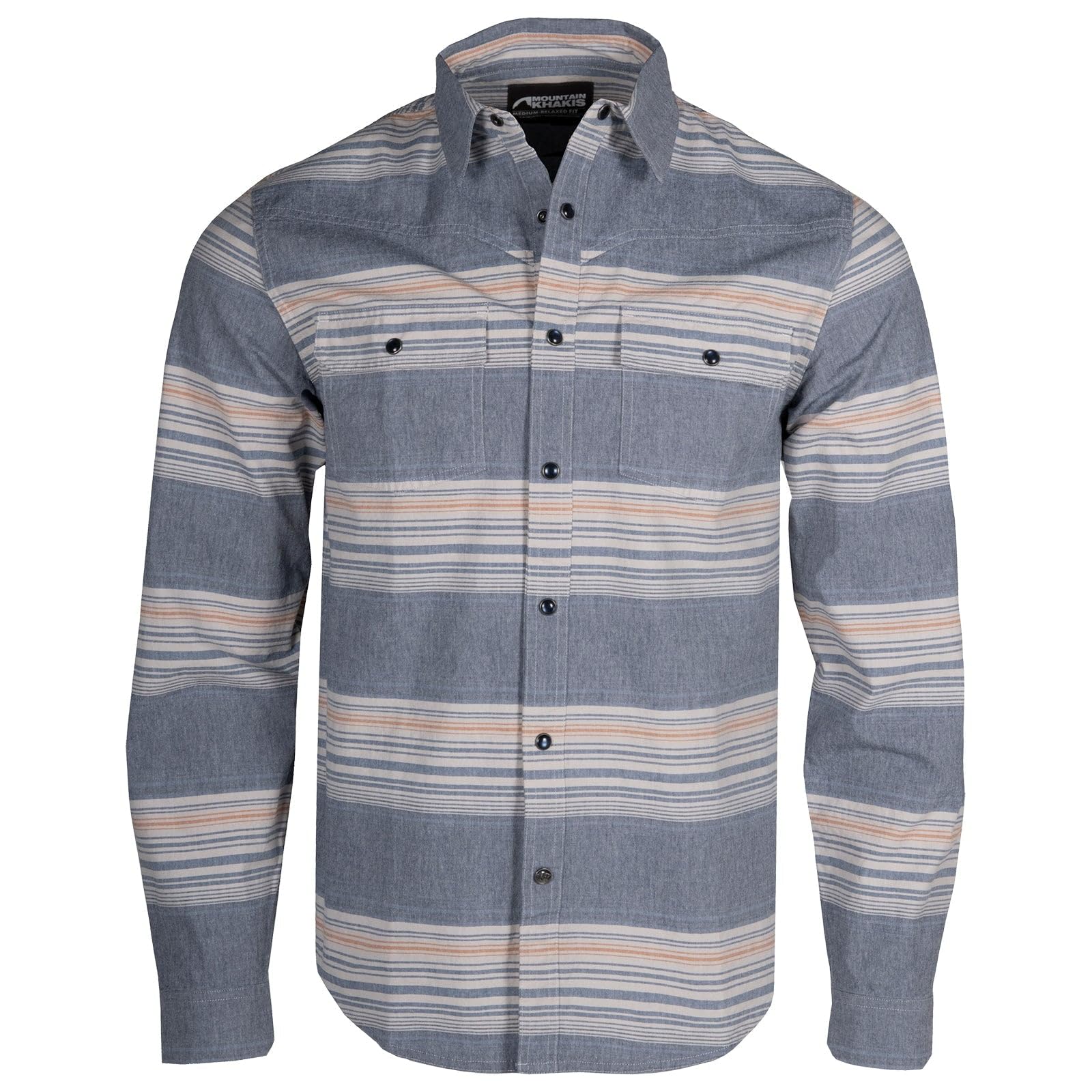 Mountain Khakis Men's Logan Shirt, Medium, Crater Navy