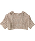 Free People Womens Good Day Pullover Sweater, Brown, Medium