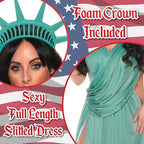 Lady Liberty Statue of Liberty Women's Patriotic Costume