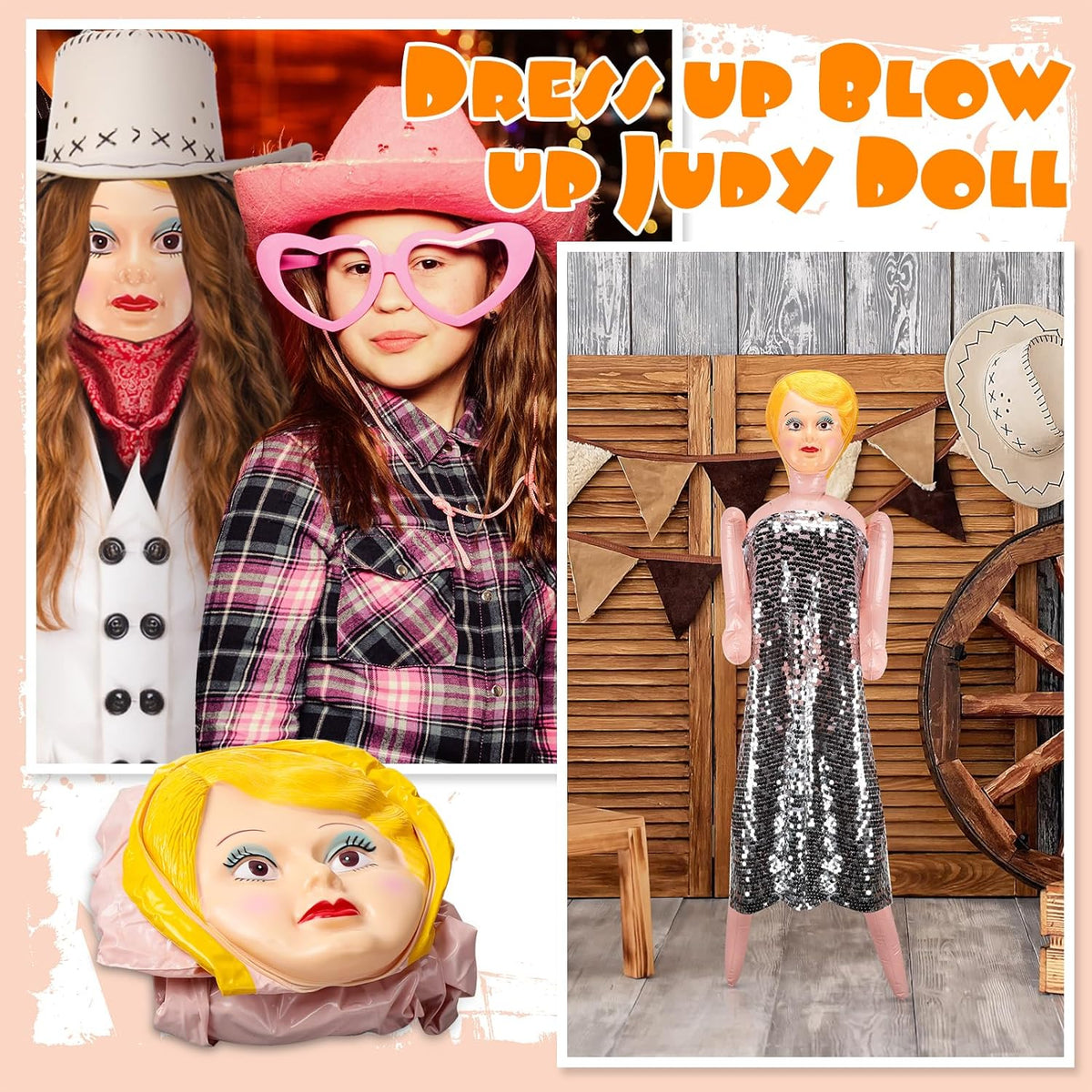 5-Foot Tall Life-Sized Inflatable Doll | Hilarious Party Prop & Gag Gift 🎉