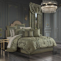 Santino Jade Queen Comforter Set - 4 Piece