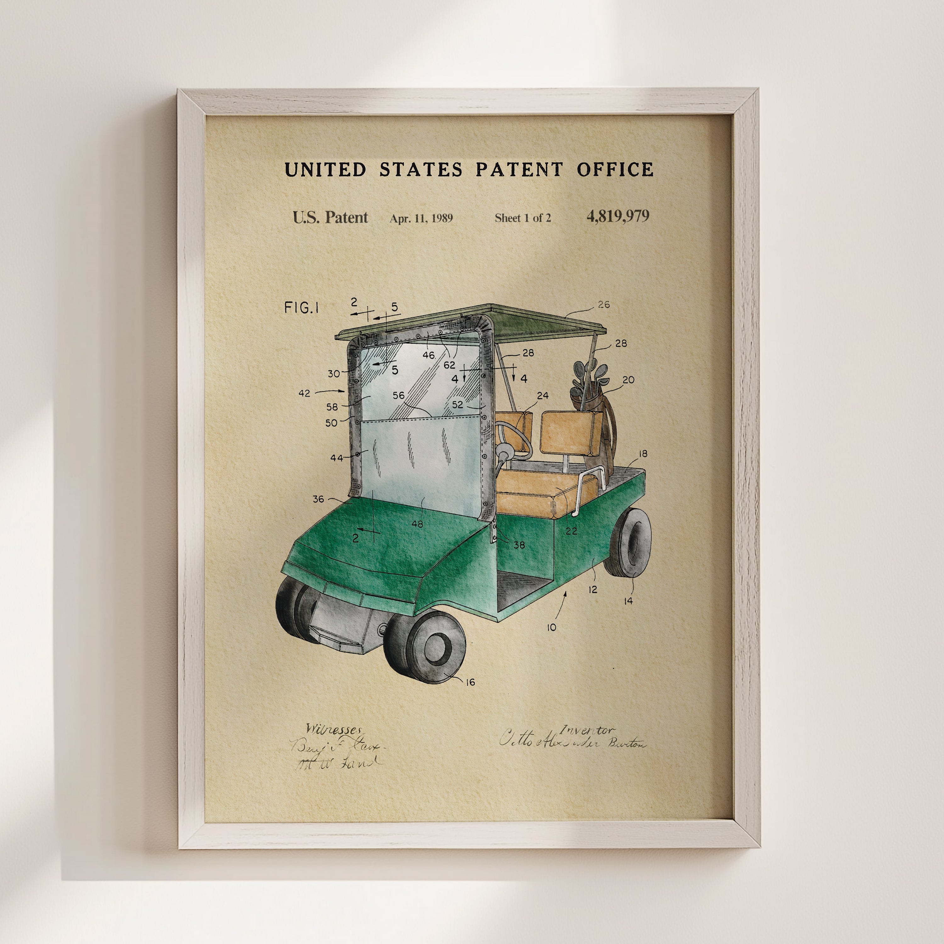 Green Golf Cart (1989)
