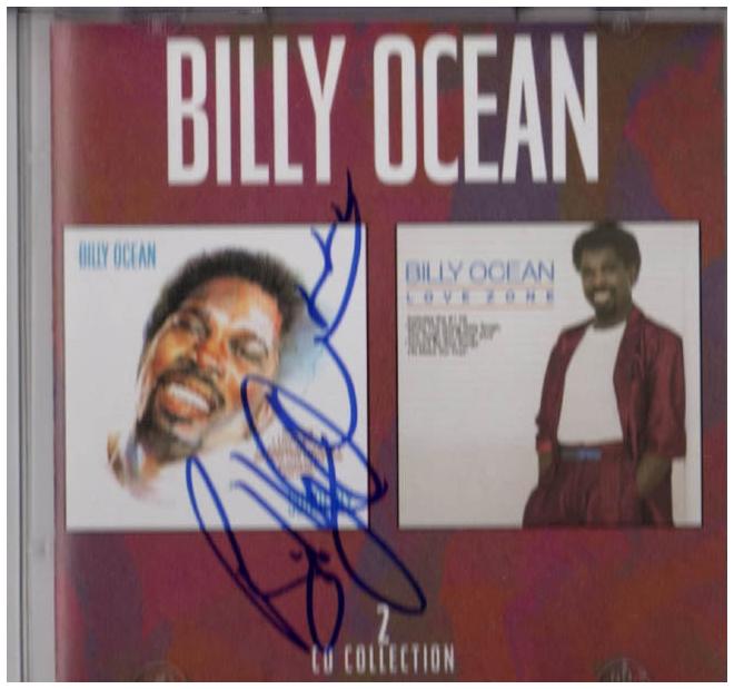 Billy Ocean Signed Autographed Double Cd CDC