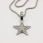 Dallas Cowboys Zircon Star Necklace –   Gift for Game Day, Birthday & Holiday
