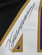 Zay Flowers Autographed Custom Football Jersey Baltimore Ravens Beckett 183635