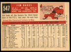 1959 Topps Baseball Jim Baxes #547 Los Angeles Dodgers