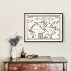 World Map of Great Adventures, 1928