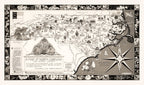 Vintage Map of North Carolina 1937