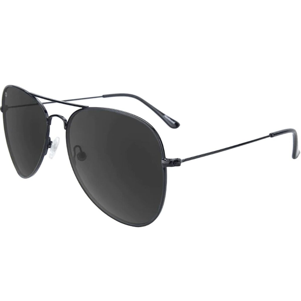 Mile Highs Polarized Sunglasses // Black + Smoke