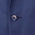 Cotton 3 Roll 2 Button Classic Fit Suit // Blue