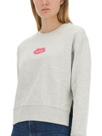 Sweatshirt With Logo Grey