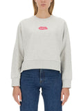Sweatshirt With Logo Grey