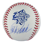 Jorge Posada Autographed 1999 World Series Baseball NY Yankees Beckett 176898