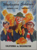 1950 California vs. Washington College Football Game Souvenir Program 163174
