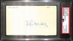 Bill Dickey HOF Signed/Auto 3x5 Index Card New York Yankees PSA/DNA 187229