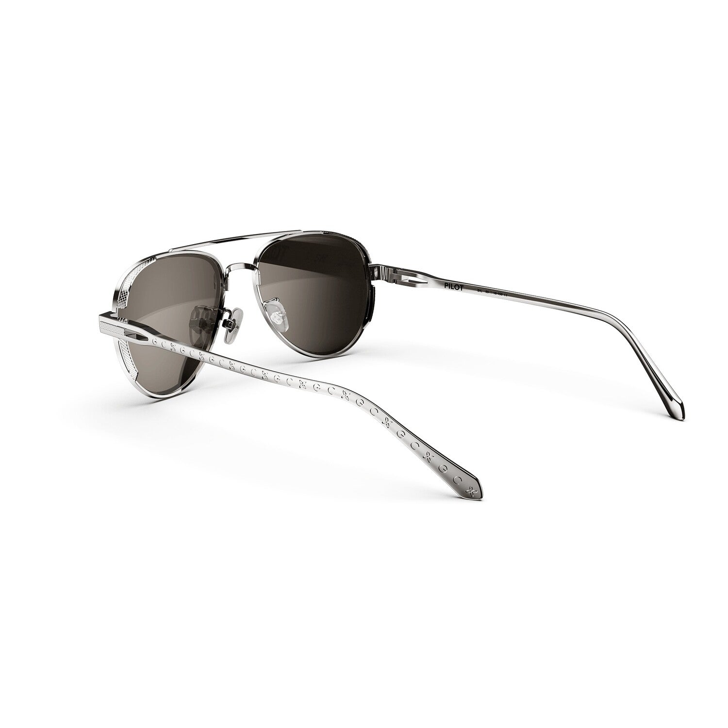 Pilot Sunglasses // Silver