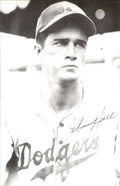 John Hall Dodgers d. 1995 Signed/Autographed 3x5  Photo 178426