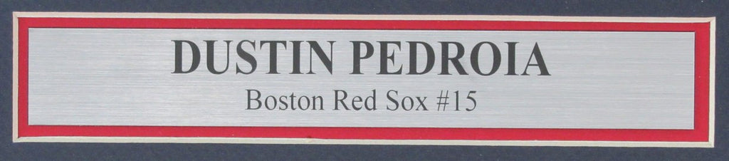 Dustin Pedroia Autographed 8x10 Photo Boston Red Sox Framed Beckett 188967