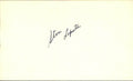 Stan Lopata Philadelphia Phillies d.2013 Signed/Auto  3x5 Index Card 162645