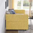 Upholstered Daybed With Pop Up Trundle
