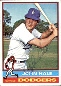 John Hale Autographed 1976 TOPPS Card #228 Los Angeles Dodgers 183465