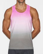 Dip Dye Relaxed Tank Peony Pink
