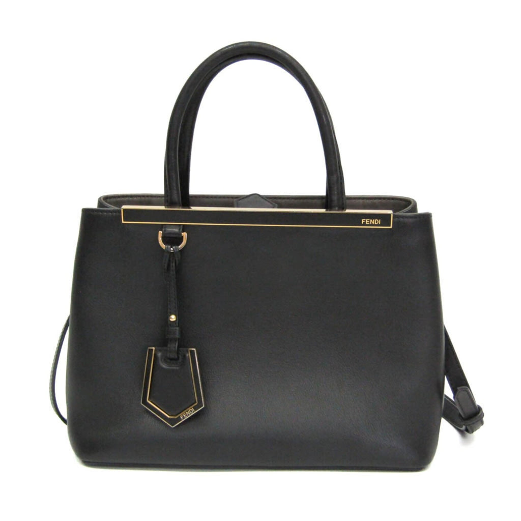 Fendi // Toujours Leather Tote // Black // Pre-Owned