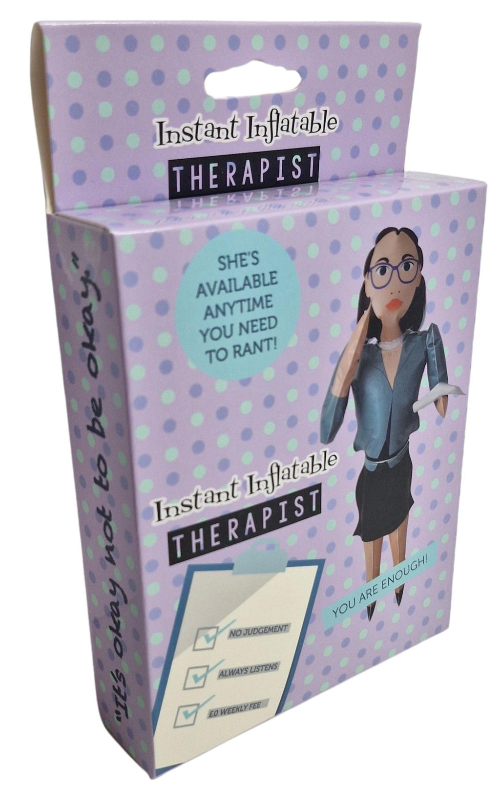 Inflatable Blow Up Therapist - RANT ANYTIME - Novelty Stocking Stuffer GaG Gift