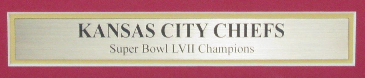2023 Kansas City Star Newspaper Super Bowl Chiefs "Champs Again!" Framed 177479