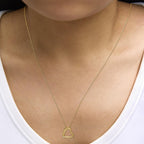 Gold Vermeil Diamond Accent Heart Pendant Necklace