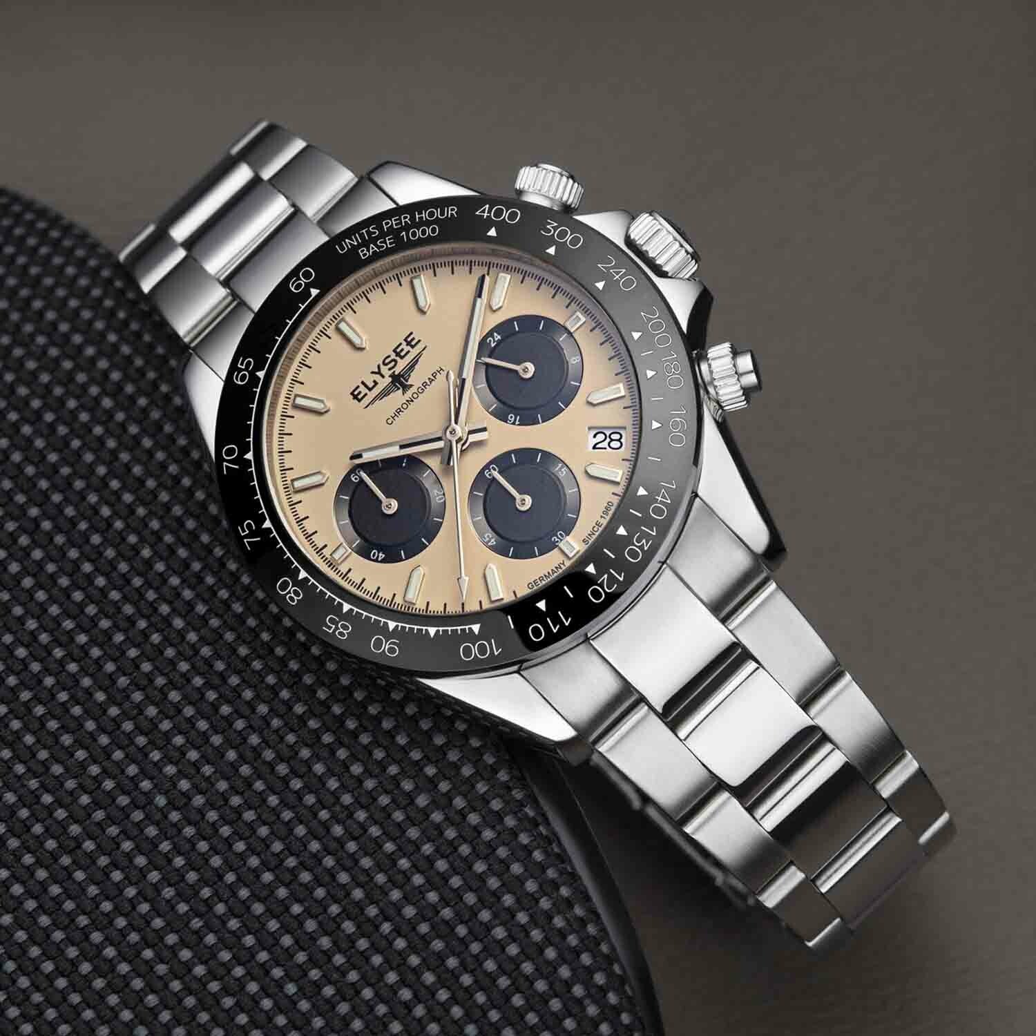 Elysee Sport Chrono Ceramic Quartz // 80621