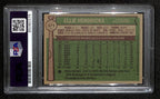 Ellie Hendricks Signed 1976 Topps Card #371 Baltimore Orioles PSA/DNA 184435