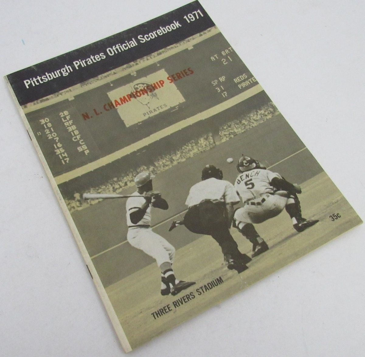 1971 Pittsburgh Pirates v. Reds Playoff NLCS  Baseball Program 128907