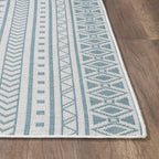 Provo Natura - Machine Woven Performance // Ivory/Aqua - Botanical